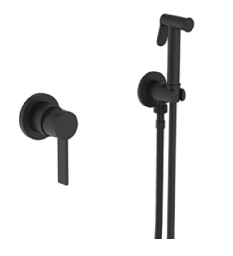 Σετ Μπιντέ εντοιχισμού Ottone Meloda Metro 2.0 Black μαύρο