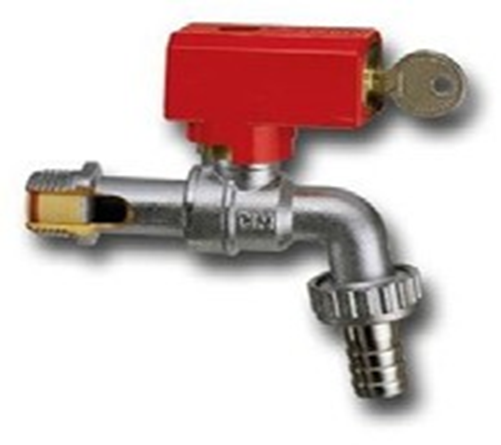 Βρύση Μπαλκονιού Με Κλειδαριά Cimberio