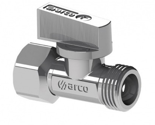 Διακόπτης Μίνι Σφαιρικός χρωμέ 1/2" ARCO Vitaq System