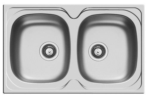 Νεροχύτης Derby 79X50 2B Inox λείος Maidsinks