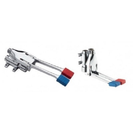 Ποδοβαλβίδα διπλή αναμεικτική ζεστού κρύου νερού MCM 9010