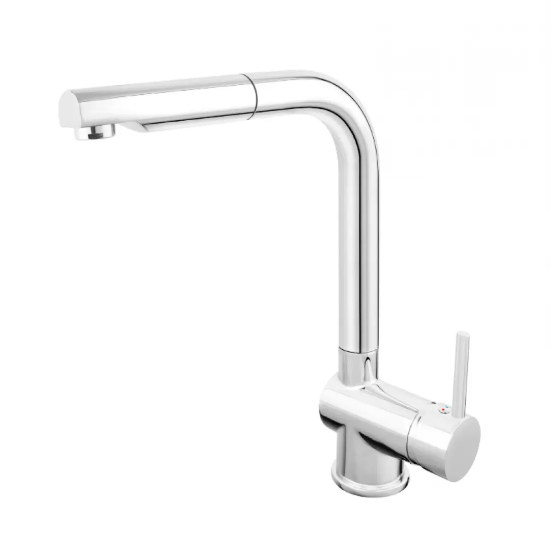 Μπαταρία κουζίνας πάγκου με αποσπώμενο ντους χρωμέ FERRO TOLEDO BTD4PO