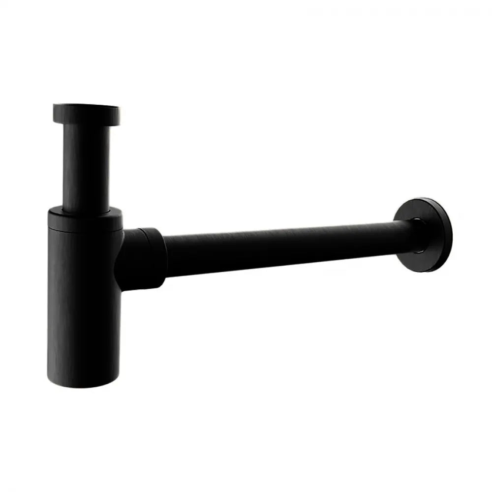 Σιφώνι νιπτήρος μαύρο ROUND INTERFLEX