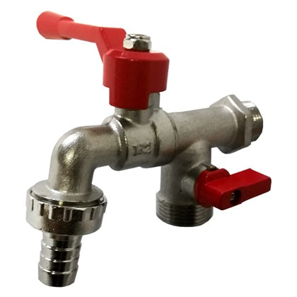 Κάνουλα Κήπου Με 2 Παροχές