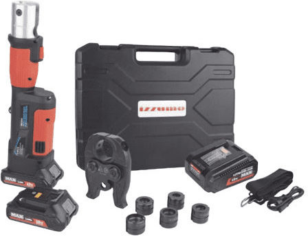 Ηλεκτρουδραυλική πρέσα μπαταρίας IZZUMO HM-2023 σετ σε βαλίτσα