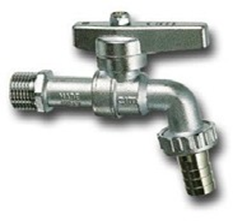 Κάνουλα σφαιρική χρωμέ Cimberio 1/2'' CIM34OT