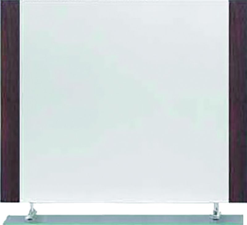 Fourlanos.gr |Wenge-Glass Καθρεφτησ120Χ80Η+Εταζερα.