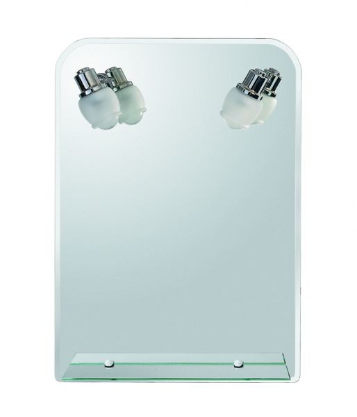 Fourlanos.gr |Malta - Καθρεφτης Με Εταζερα Και Απλικα 50*70