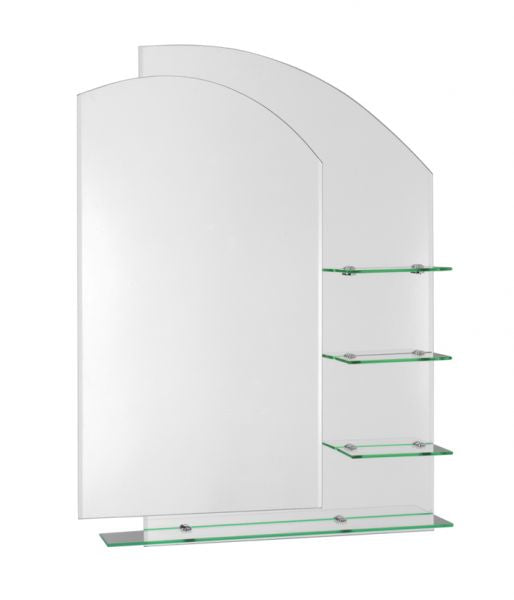 Fourlanos.gr |Scala - Καθρεφτης Με Εταζερα Και Ραφια 90*65_