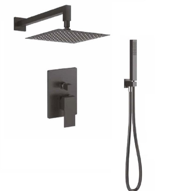 16040N Κιτ Εντοιχισμου 2 Εξοδων Black Matt Τετραγωνο