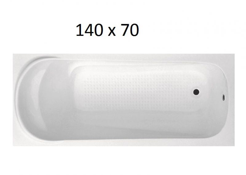 Fourlanos.gr |Common 140Χ70 Λουτηρας Ακρυλικος Με Βαση