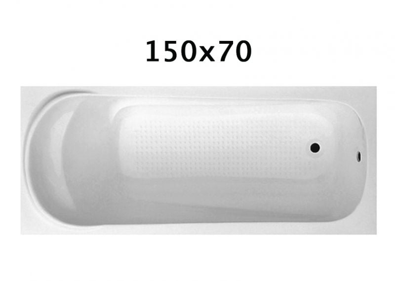 Fourlanos.gr |Common 150Χ70 Λουτηρας Ακρυλικος Με Βαση