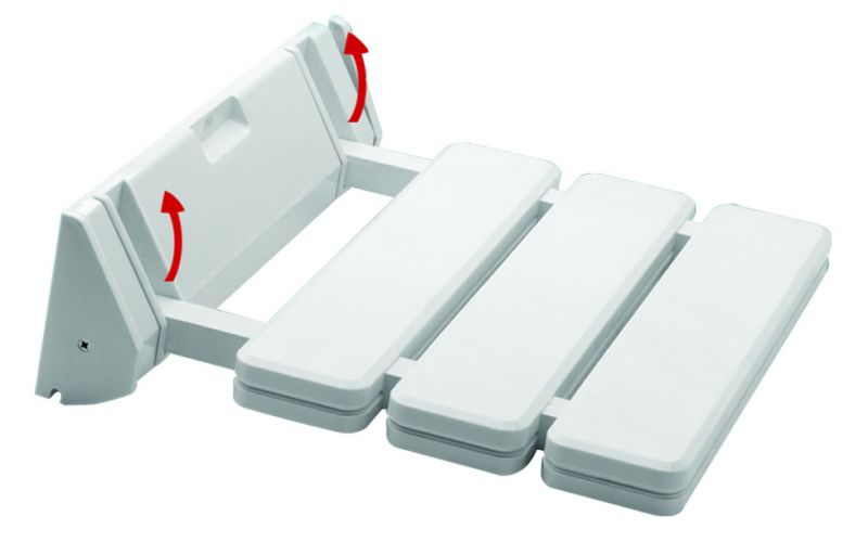 Fourlanos.gr |Scabeto - Καθισμα Ντουζ Λευκο 34*34