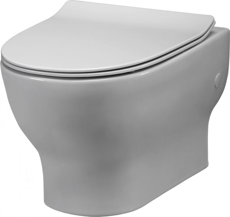 Fourlanos.gr |Forte-Rimless Λεκανη Κρεμαστη Με Καλυμμα - Huida