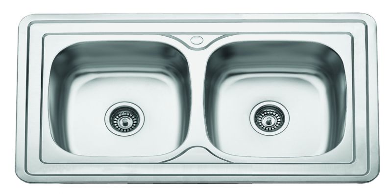 Fourlanos.gr |Eden Νεροχ Ιι Ινοχ Νεροχυτησ100*50*165 2 Γουρνες Μεγαλες