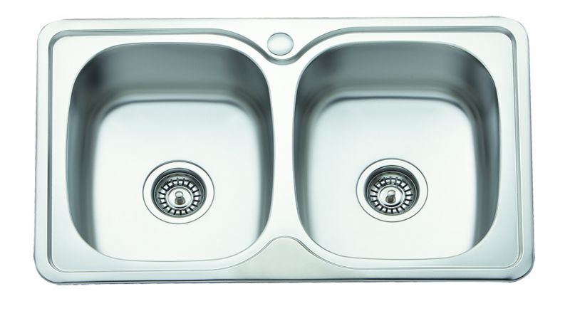 Fourlanos.gr |Micro-Due Ii Νεροχυτης 77Χ42 Cm St/St Γυαλιστ