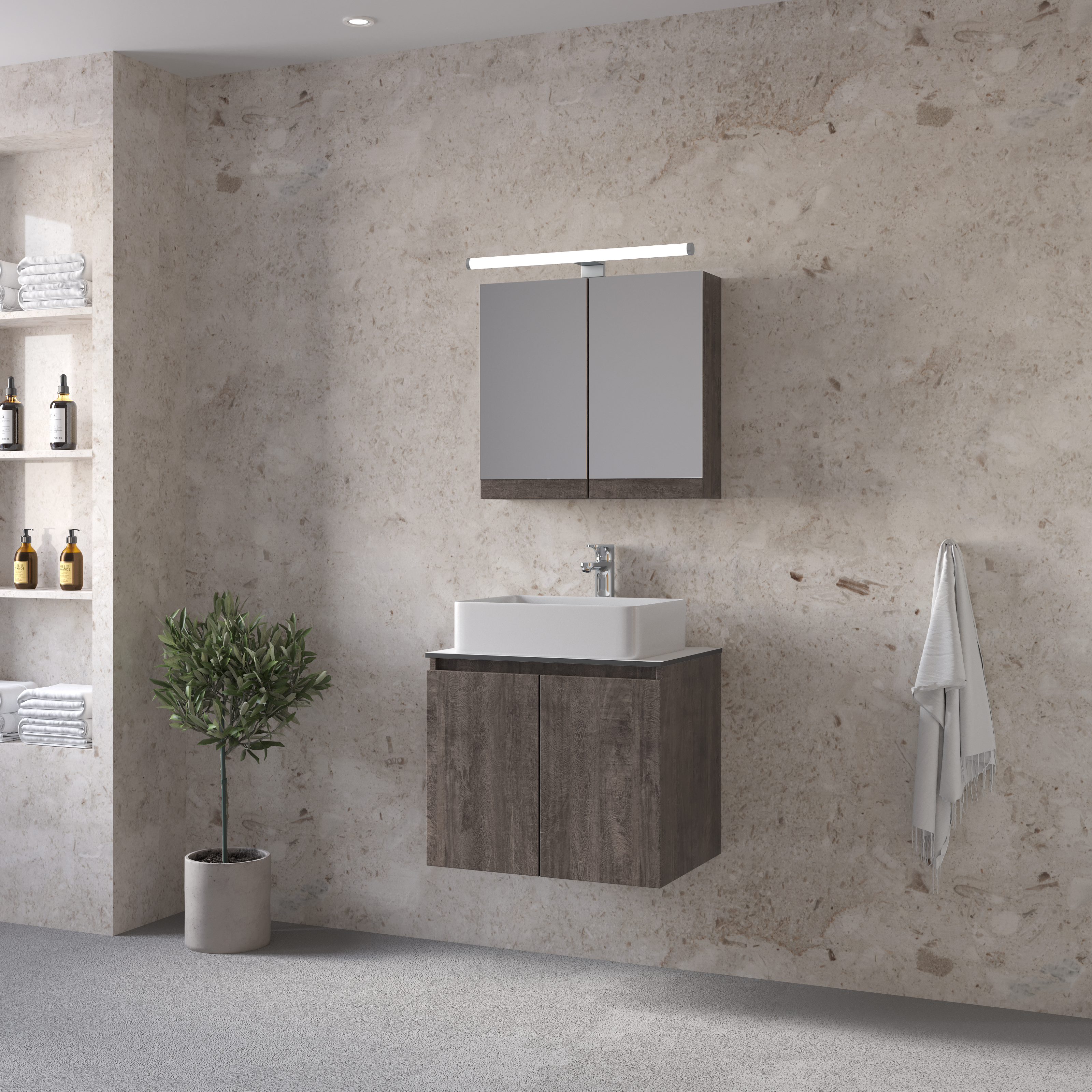 Royal Bath Madrid 60 Grey 5MDCT60AGR