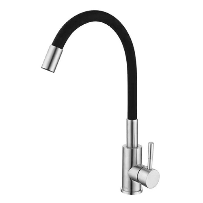 Fourlanos.gr |Buono- Μπαταρια Νεροχυτη Ss304 Satine/Black Ρουξ