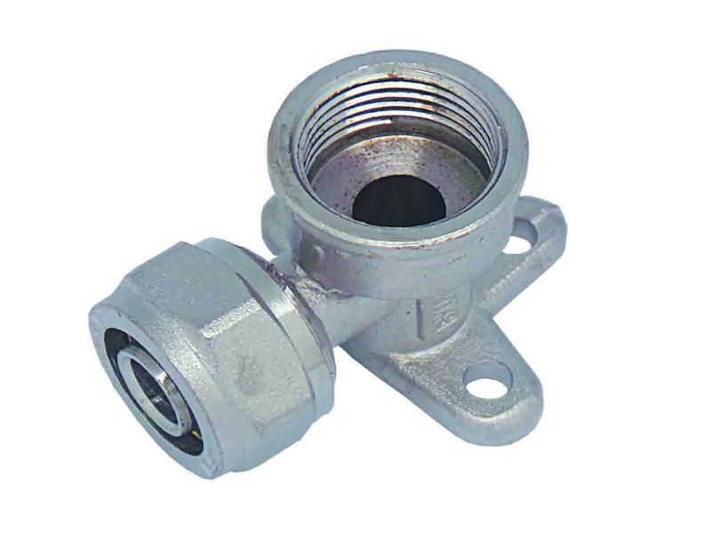 Fourlanos.gr |Brass Γωνια Θηλ. Με Στηριγματα Zl16X1/2F Pex