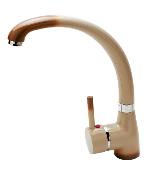 Fourlanos.gr |Lotus - Μπαταρια Νεροχυτη Mπεζ/Καφε