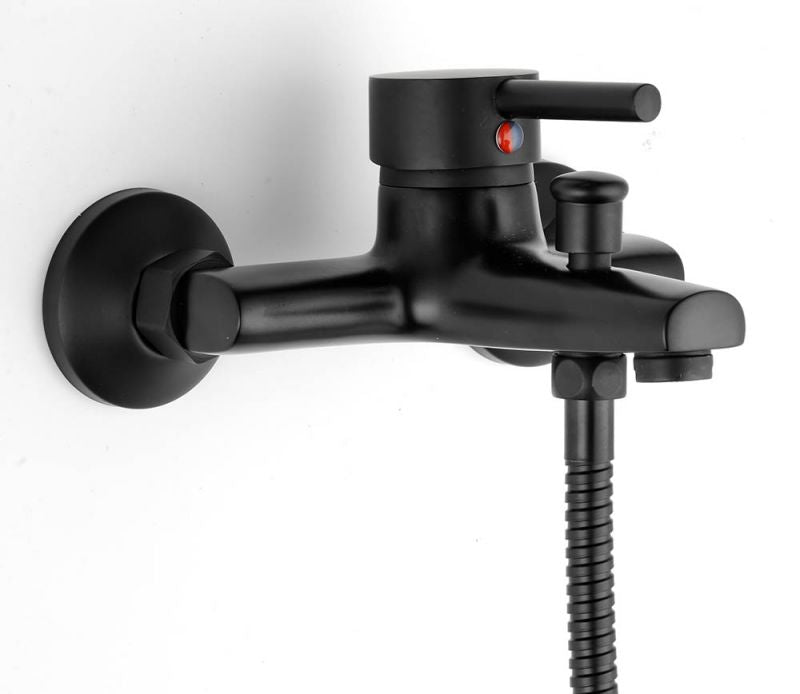 Fourlanos.gr |Rota- Μπαταρια Λουτρου Μαυρη Ματ Πληρης Μαυρο Σετ