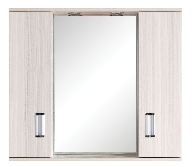 Fourlanos.gr |Fino Ii - Ερμαριο Pvc 77*68*13.5 Με Δυο Φωτα Terra