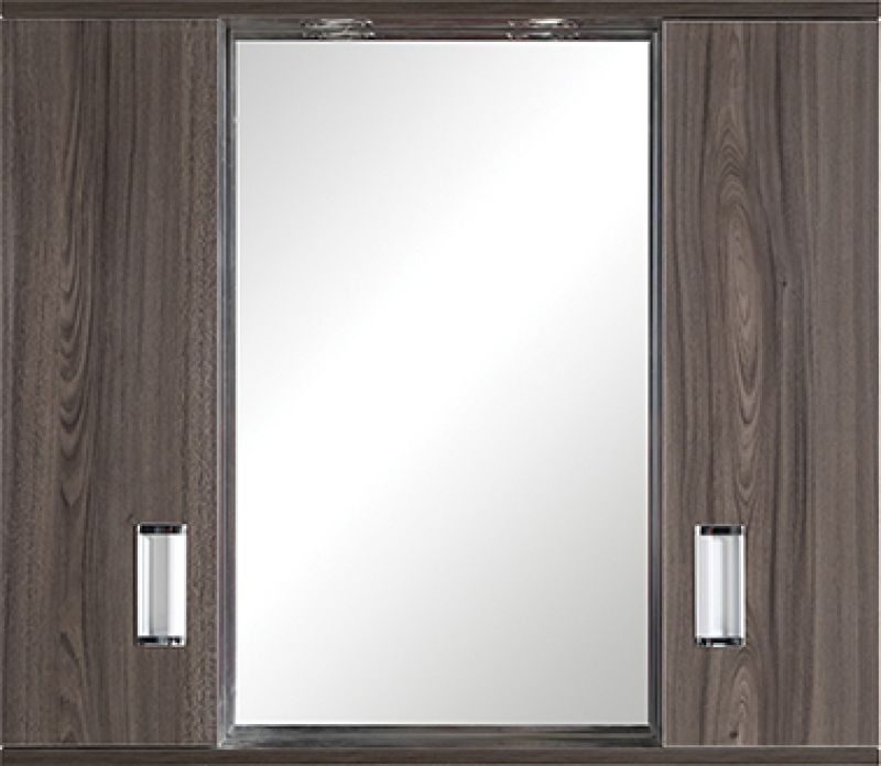 Fourlanos.gr |Fino Ii - Ερμαριο Pvc 72*68*13.5 Με Δυο Φωτα Wenge_