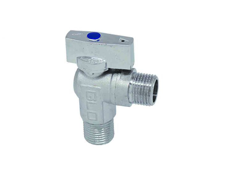 Fourlanos.gr |Glo - Διακοπτης Σφαιρικος Γωνιακος 1/2"X1/2" 190Γραμ