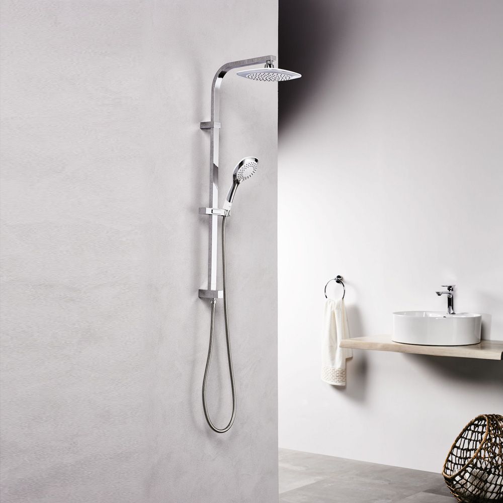 53110 Hill Bianco Plus Στηλη Ντους 2 Εξοδων