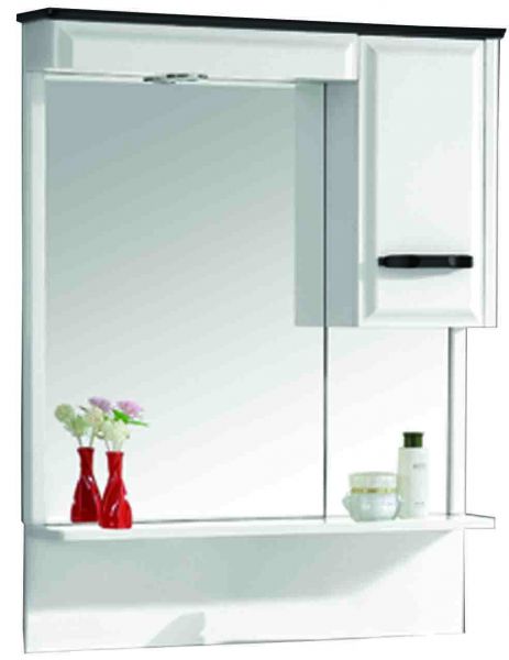 Fourlanos.gr |Riva-70 - Καθρεπτης Επιπλου Pvc 70X12,5X105 Με Φως+Etazερα - Λε