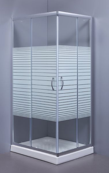 Fourlanos.gr |Dora - Καμπινα - Γυαλι Με Γραμμες 120*80*185 Σχετη