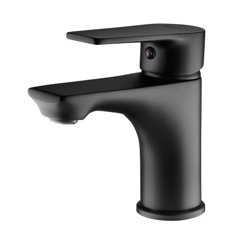 61030-1Ν Roma Μπαταρια Νιπτηρος & Βαλβιδα Pop-Up Black Matt