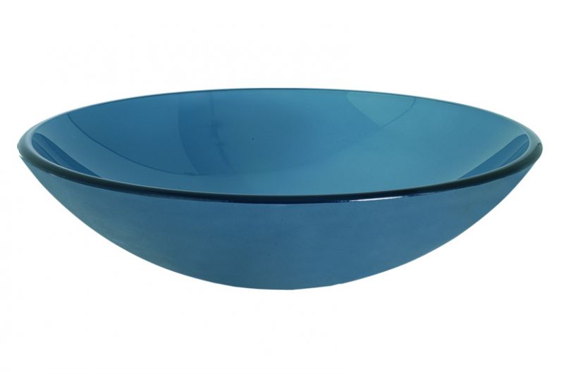 Fourlanos.gr |Γυαλινος Νιπτηρας Φ42 Blue_