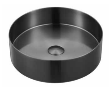 In 6801-B (Black Brushed Pvd) 40X12