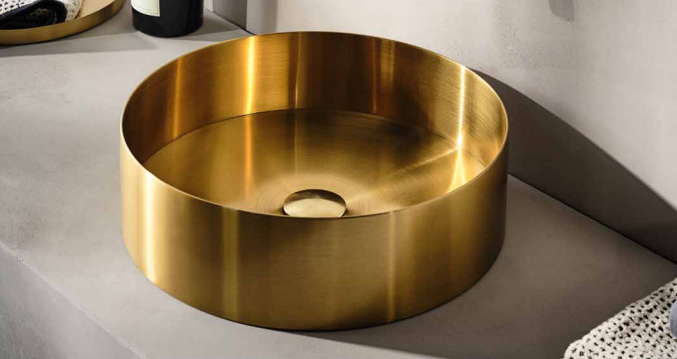 In 6801-G (Gold Brushed Pvd) 40X12