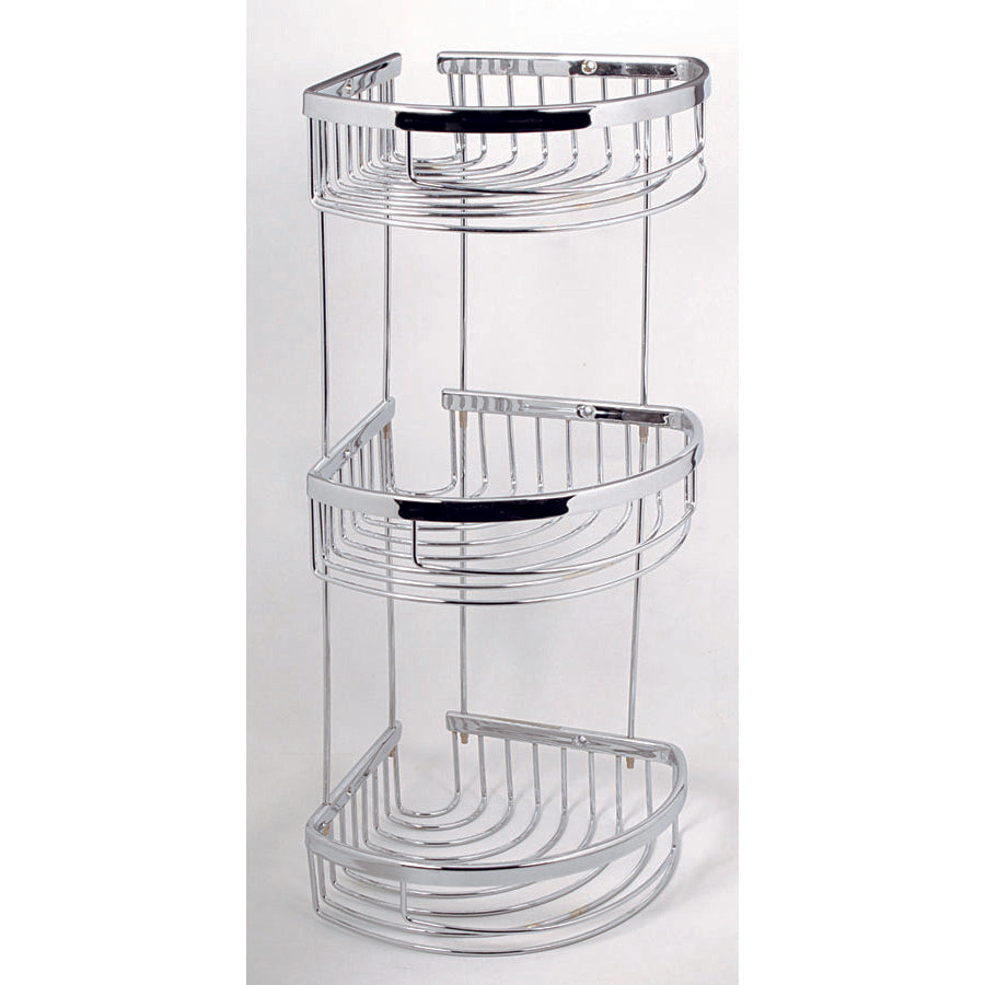 74003 Ραφιερα Ινοχ Τριπλη Γωνιακη Β.Τ.20X20Cm