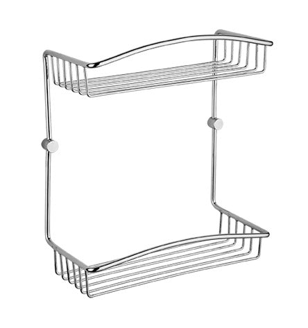 74062 Ραφιερα Ινοχ Διπλη Βαρεως Τυπου 30X15Cm