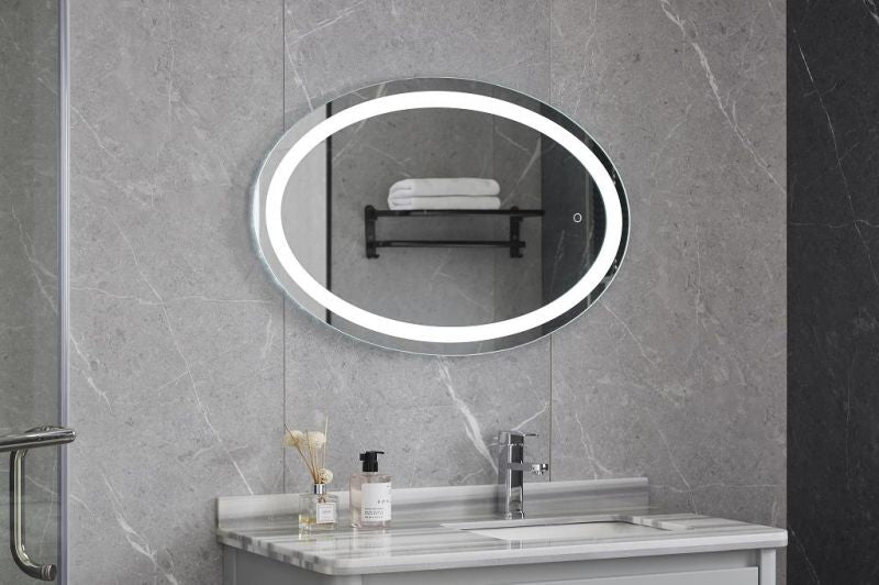 Fourlanos.gr |Ovale Led - Καθρεπτης Led*Touch 60*80