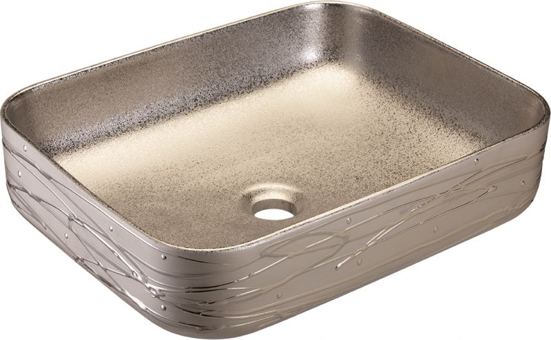 Fourlanos.gr |Glazato 515*400*135 Νιπτηρας Special Glaze Gray_