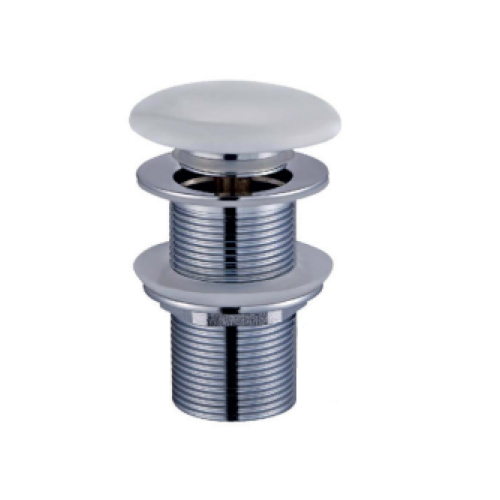 95603 Βαλβιδα Νιπτηρος Pop-Up 10,5Cm Χωρις Υπερχειληση Λευκη Κεραμικη