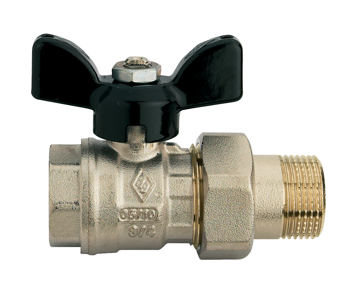 Διακόπτης Σφαιρικός Με Ρακόρ Bresciane Rubinetterie