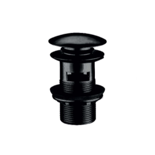 95605-N Βαλβιδα Νιπτηρος Pop-Up 10,5Cm Με Υπερχειληση Black Matt