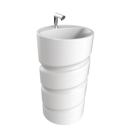 Cl084-00000 Επιδαπεδιος Νιπτηρας Φ48Cm Με Οπη Για Νιπτηρα