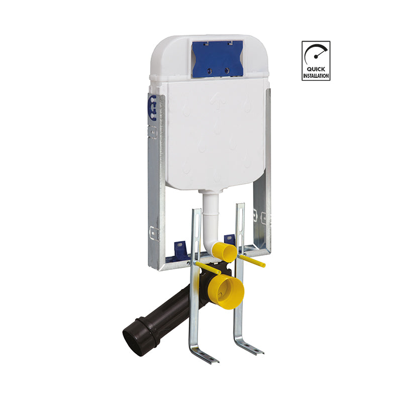 Gr5001 Καζανακι Εντοιχισμενο Creavit 3/6 L Με Μεταλλικα Ποδια