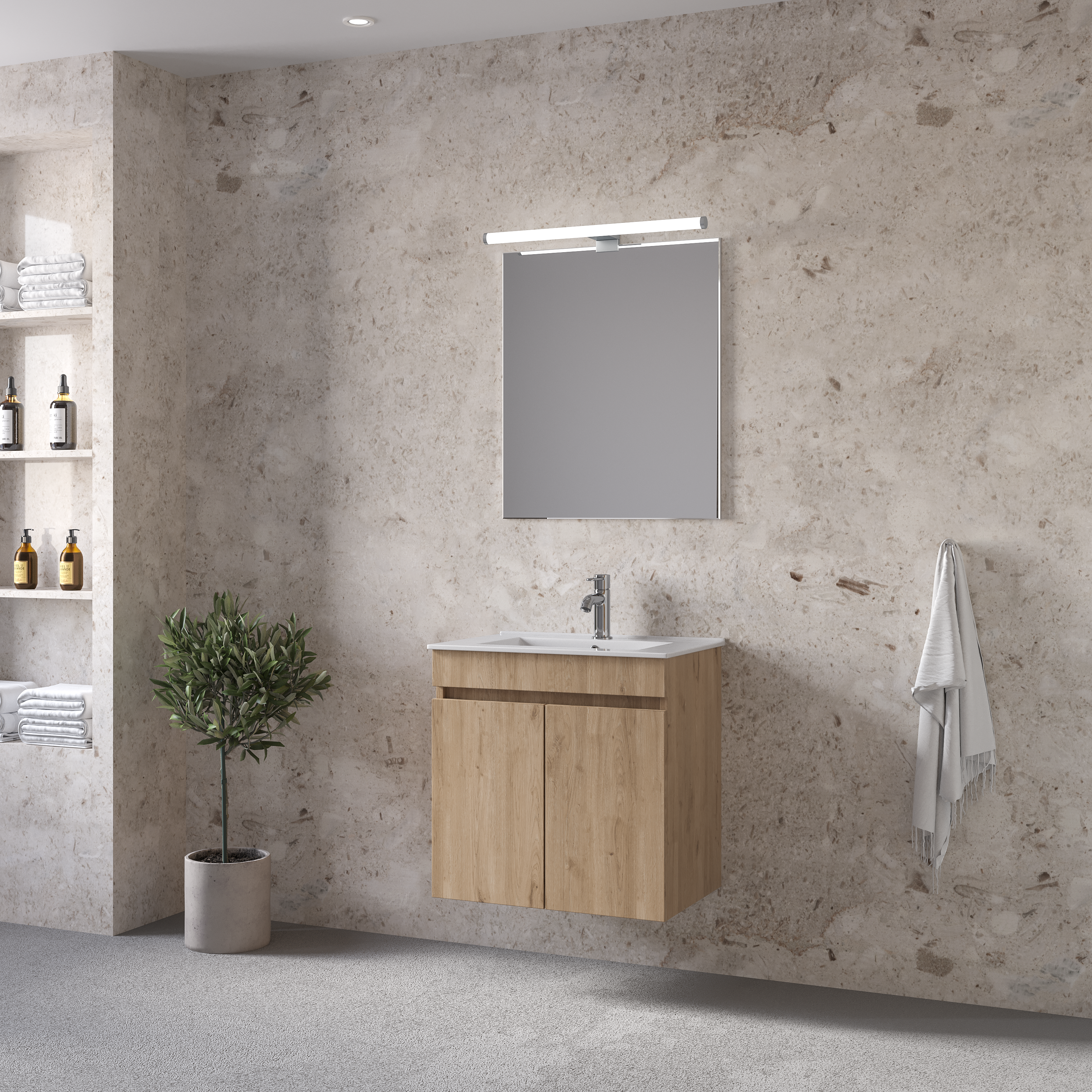 Royal Bath Valencia 61 Walnut 6VL61CWL