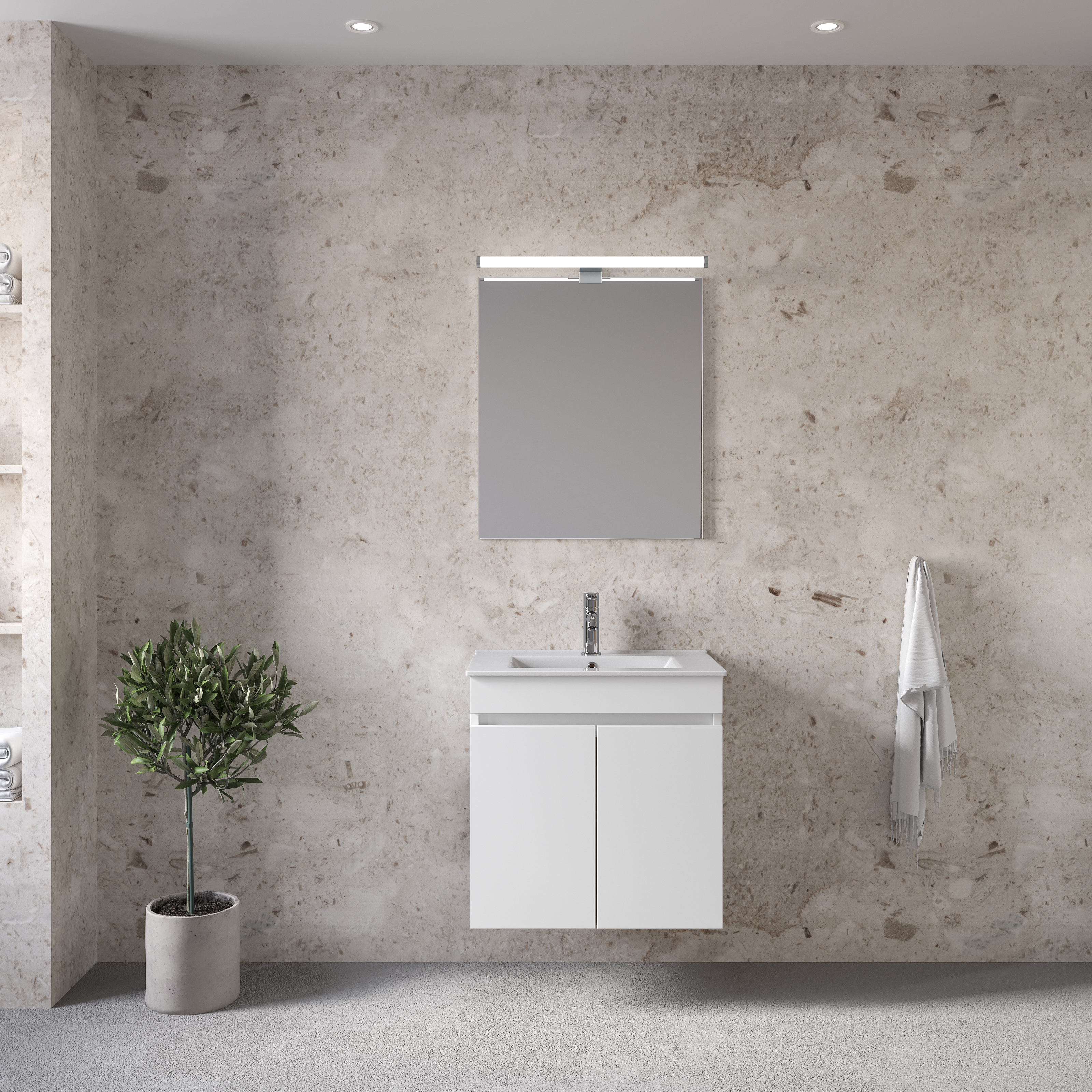 Royal Bath Valencia 61 White 6VL61CWH