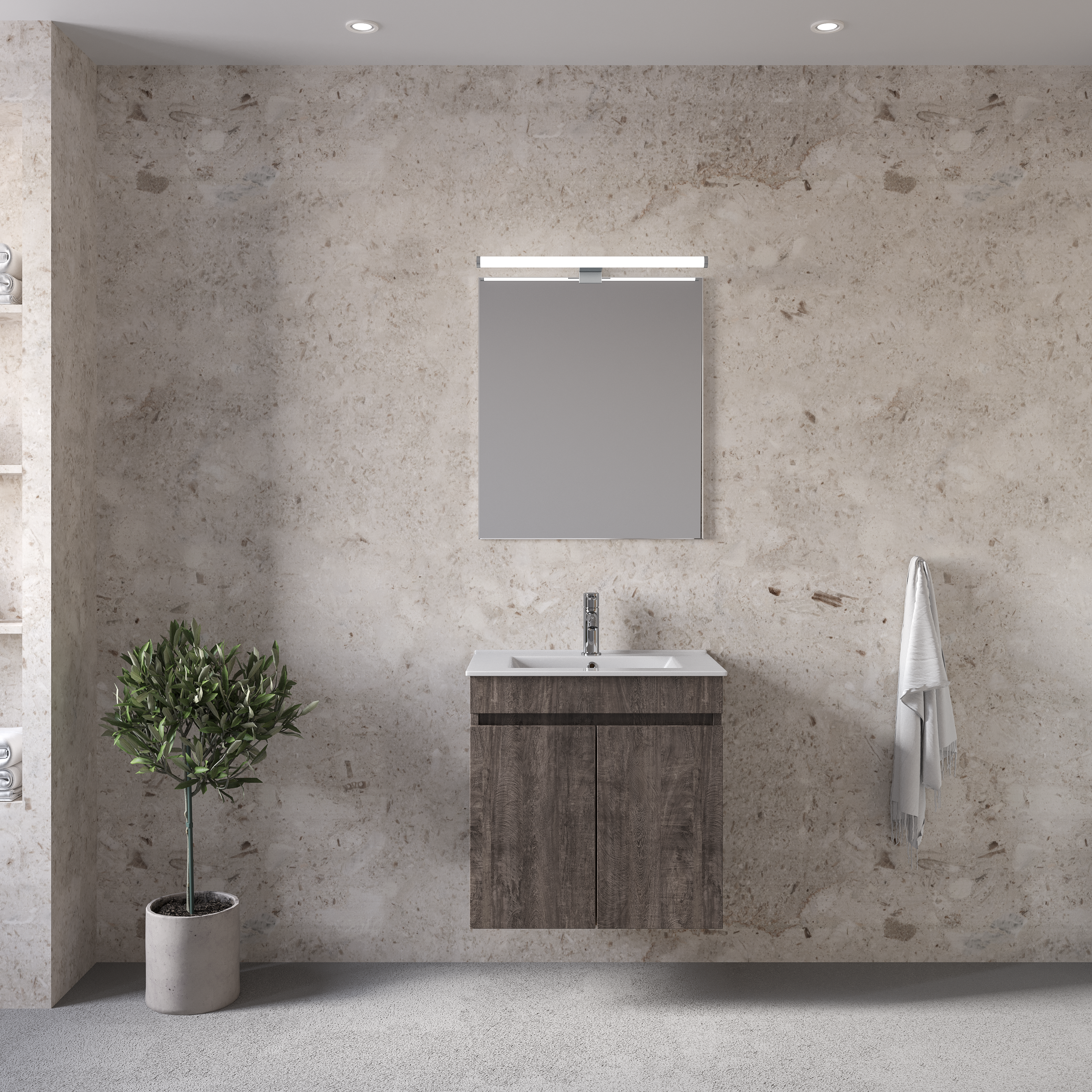 Royal Bath Valencia 61 Grey 6VL61CGR