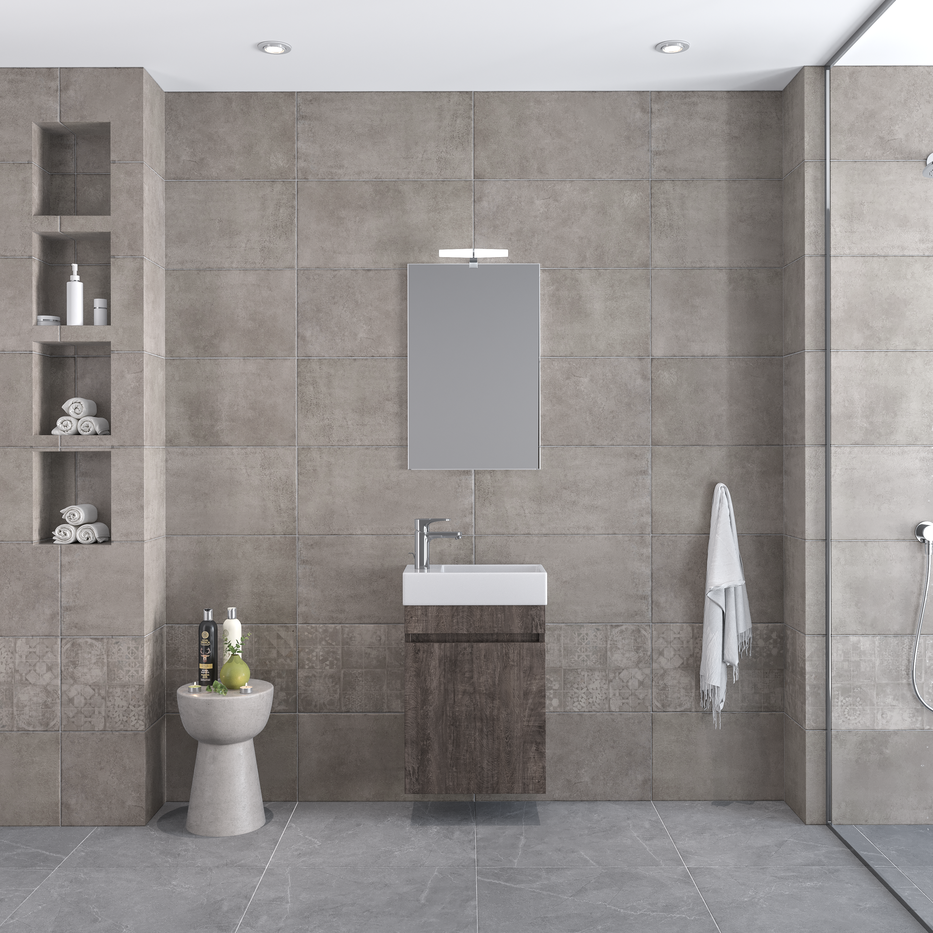 Royal Bath Valencia 45 Grey 6VL45CGR