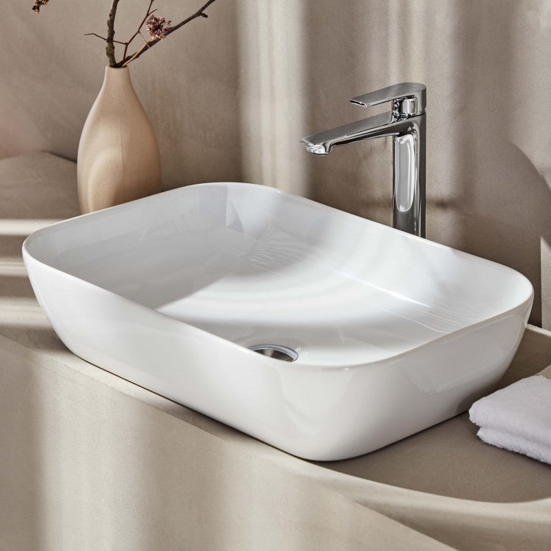 Lof060W Lof Νιπτηρας White Ματt Ελευθ. Τοποθετησης 60X40Cm