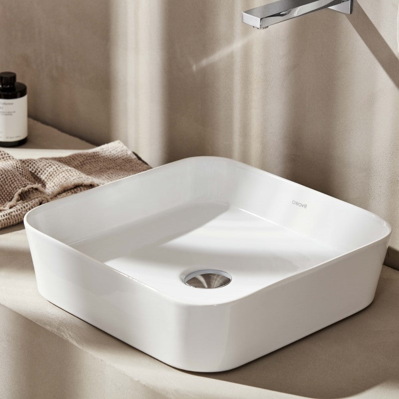 Lp040 Loop Νιπτηρας 40X40Cm Ελευθ. Τοποθετησης